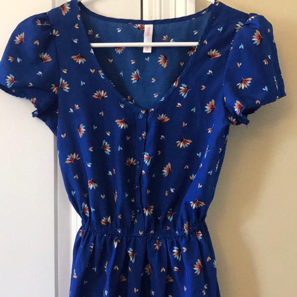 Blue spring/summer dress - Picture 2 of 7
